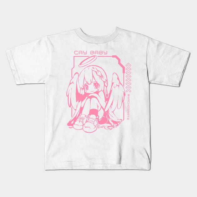 Cry Baby C Kids T-Shirt by Nachoz